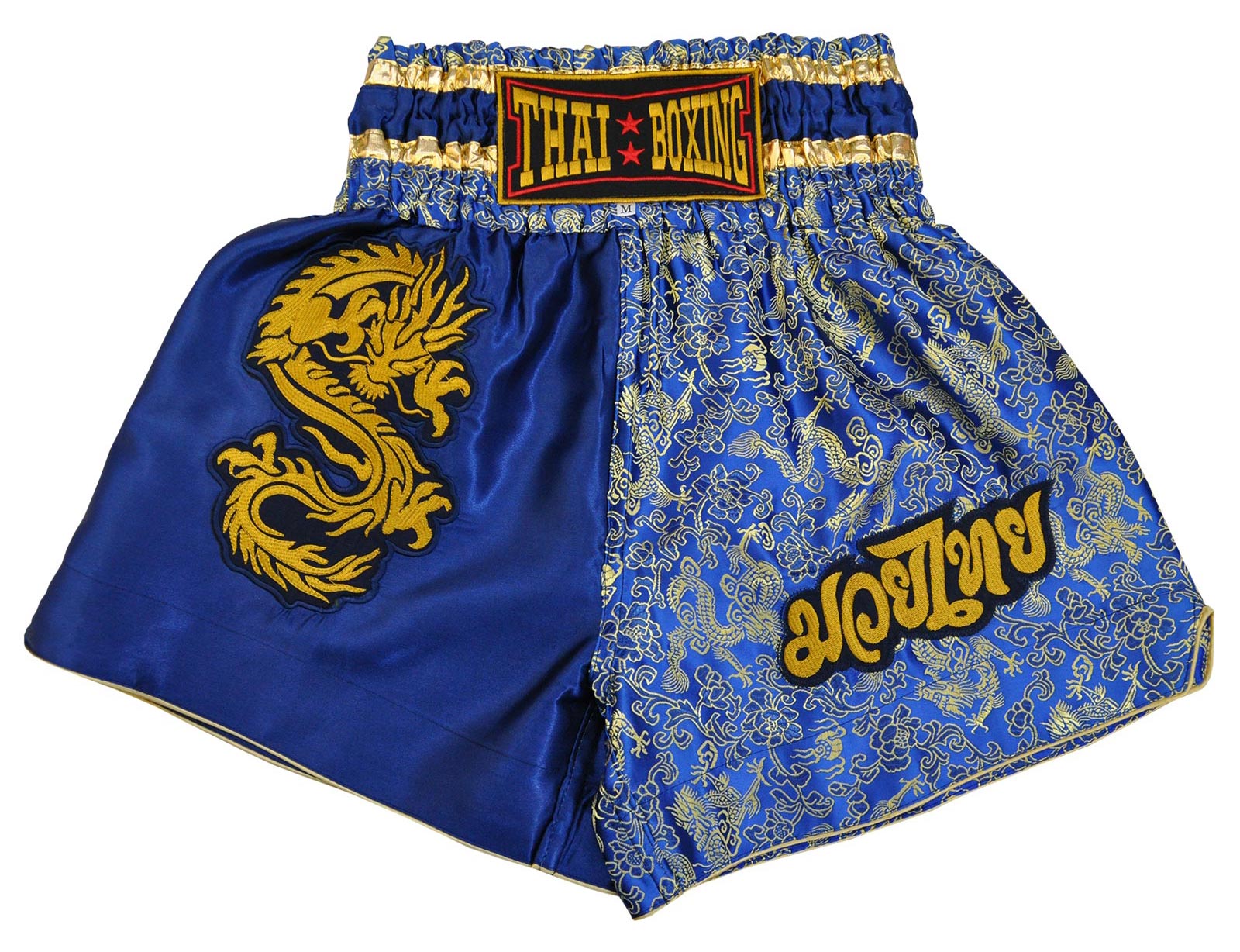 80031_1aM3OOr2HccHU5Q Muay Thai Boxing Shorts Blue Front