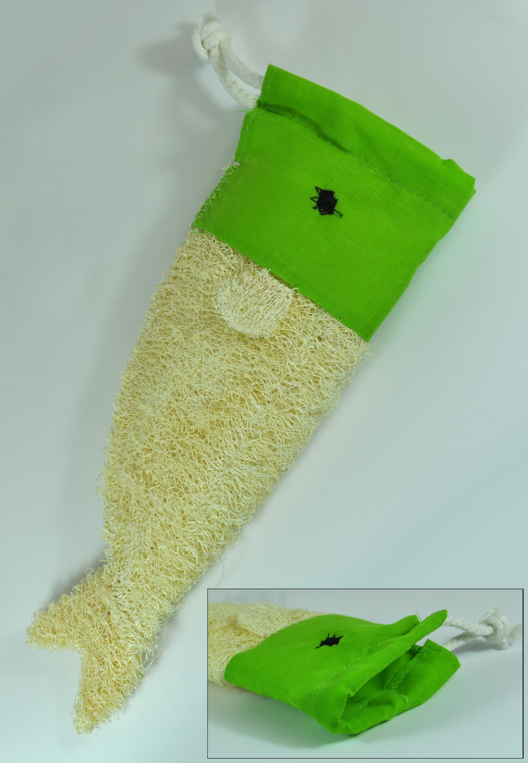 18101_1a Luffa Säckchen Fisch