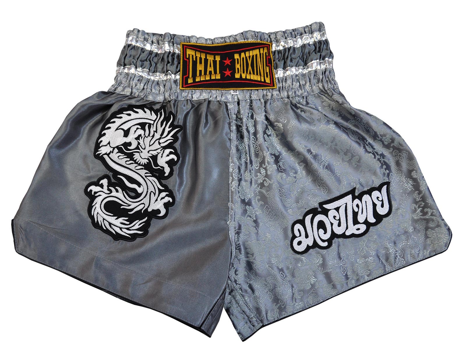 Muay Thai Boxing Shorts Grey