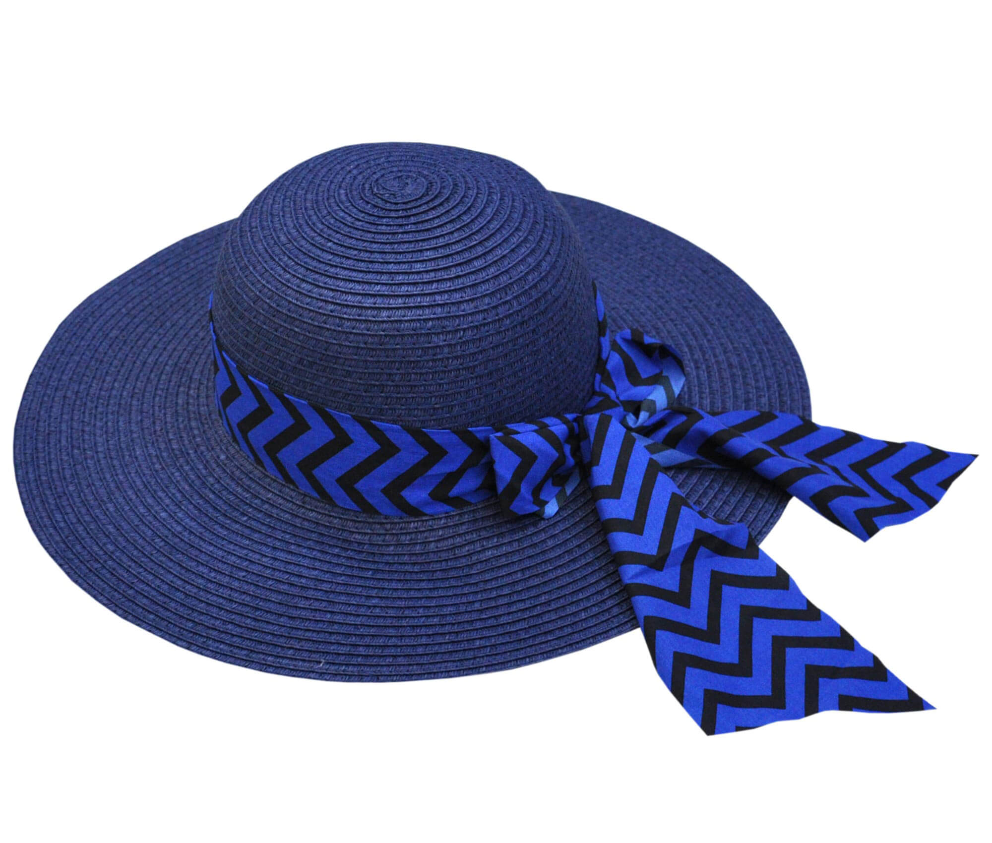 42146_1a58cba844a4bc3 Krempenhut mit Schleife blau