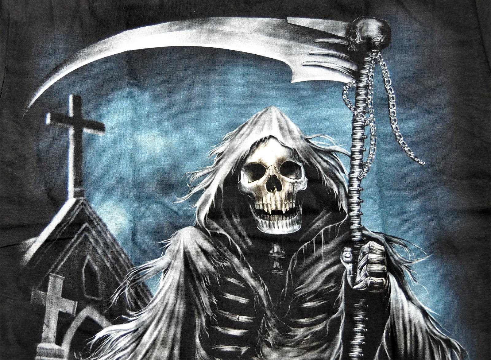 4012x_1c Scythe Man Graveyard Glow Print