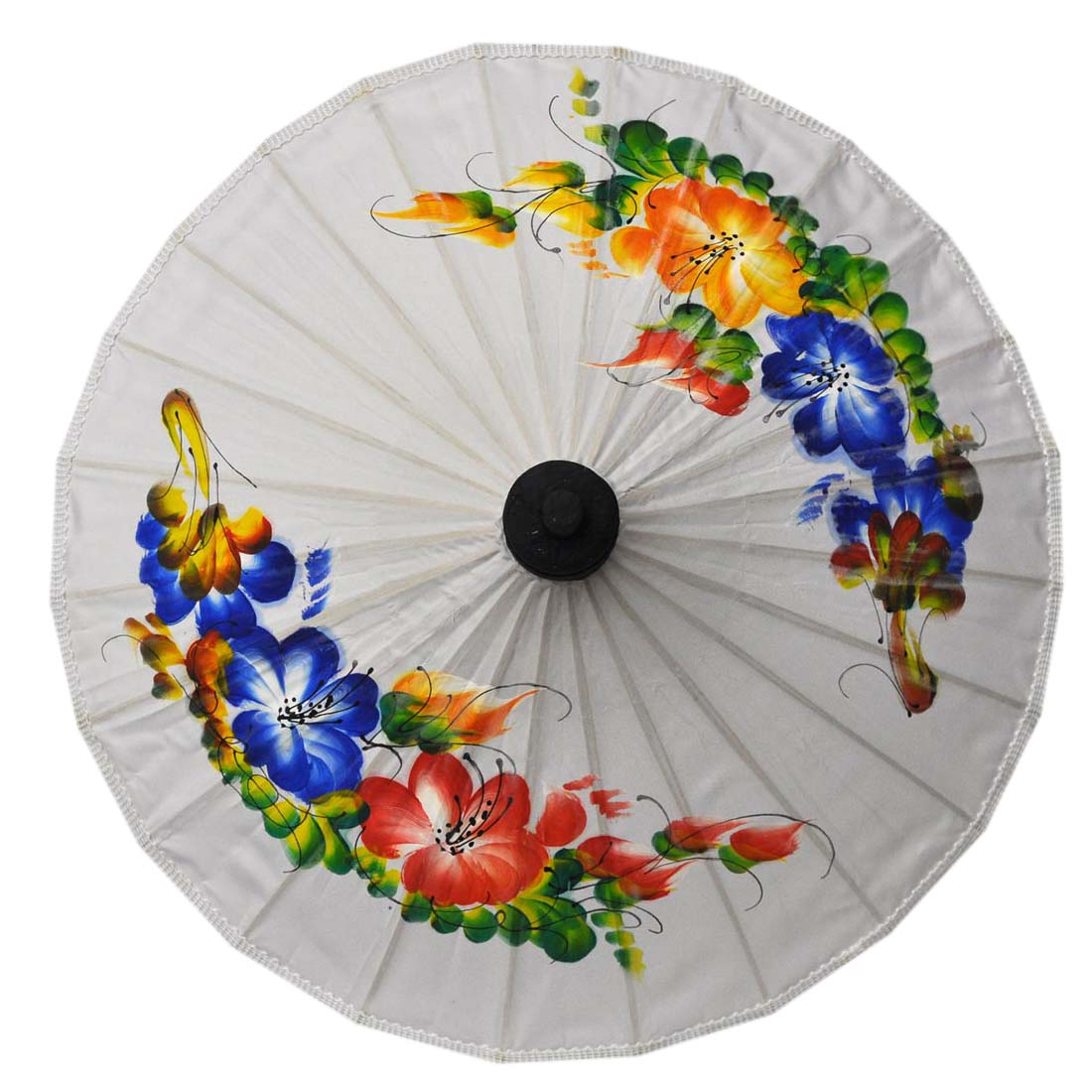 80123_1l_freigestellt Asiaschirm, Durchmesser 50 cm weiß