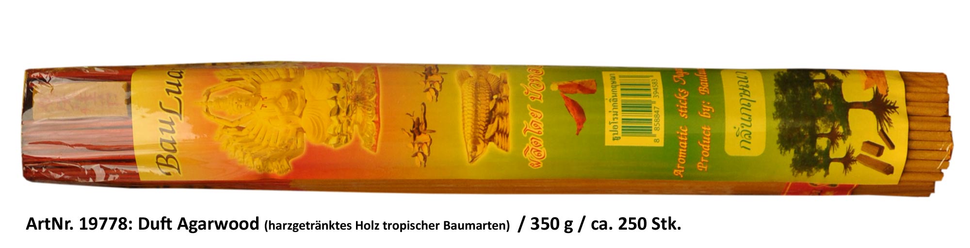 Rächerstäbchen Agarwood 190 g