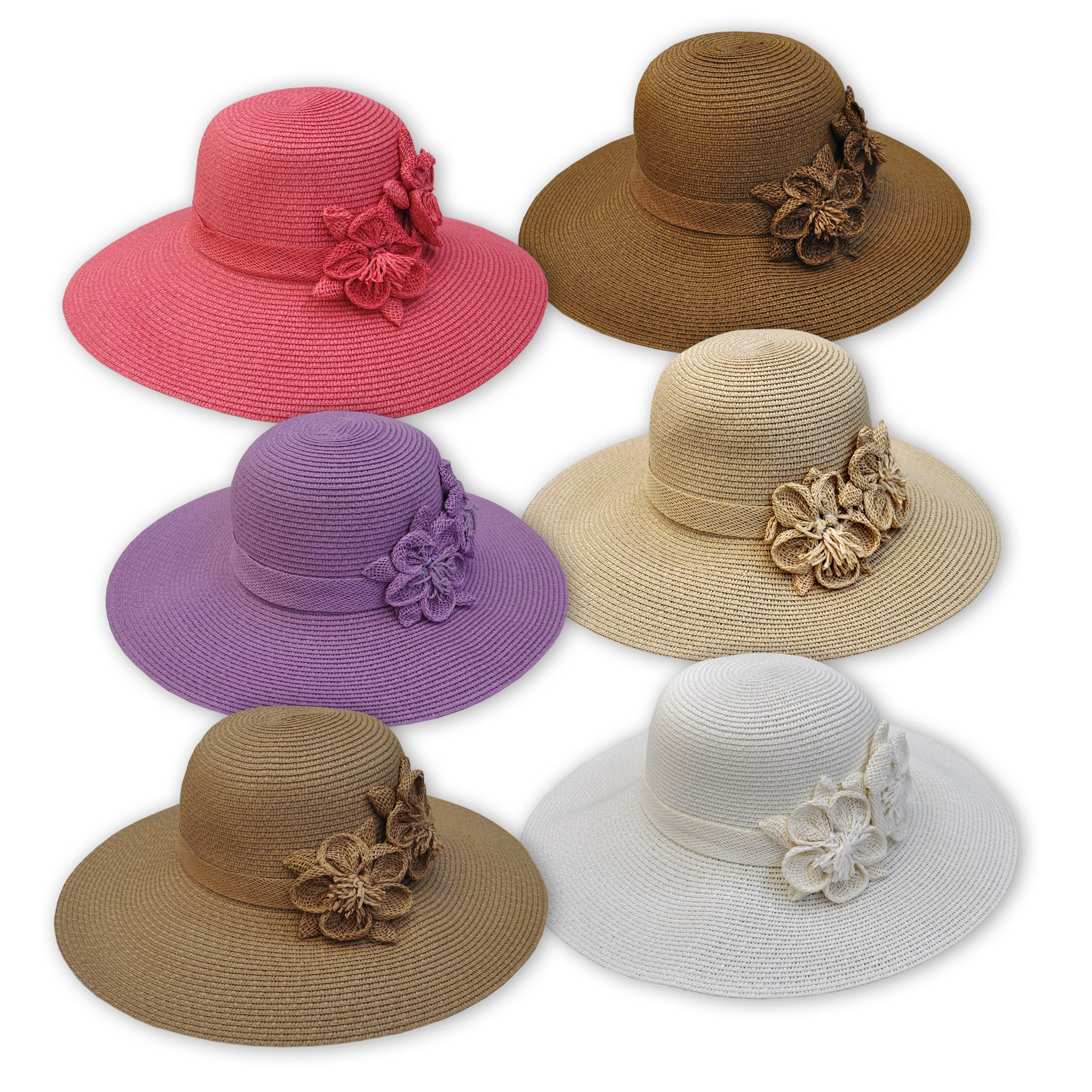 42101_bis_42107bDVEsnjjiDFnJ Schlapphut mit Blumenkrempe Übersicht